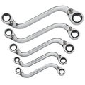 Gearwrench 5 Piece S Shape Reversible Double Box Ratcheting Wrench Set - Metric EHT85299